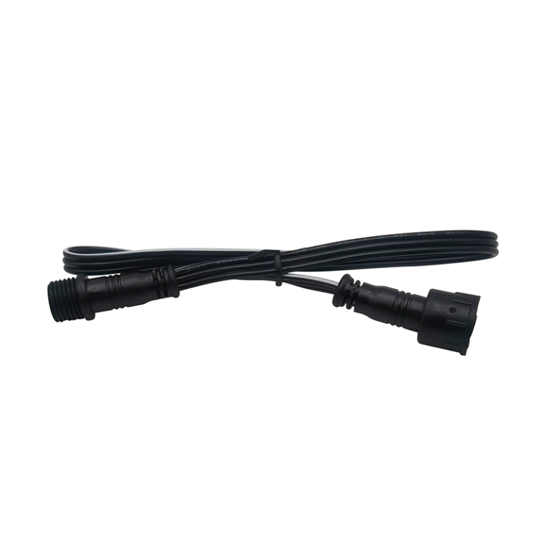 1ft 0.3m ip67 waterproof led extension cable with 3 pin connector | gouly