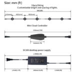 108ft smart rgbw ic permanent outdoor lights | gouly