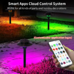 3w smart rgbw brass landscape path light 24v ip65 | gouly