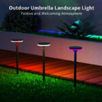 12w rgbw chasing umbrella landscape light dc24v ip67 outdoor pathway light | gouly