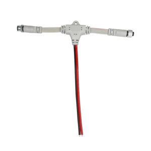 4 wire ip68 t extension cable, 48v led pixel light power injection connector | gouly