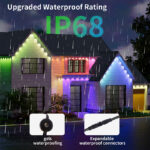 glmd197 36v rgbw ic permanent outdoor lights ip68 app control 18ft | gouly