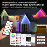 glmd197 36v rgbw ic permanent outdoor lights ip68 app control 18ft | gouly
