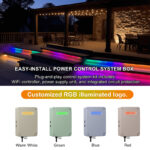 glmd204 dc24v rgbw chasing pixel light, ip68 outdoor permanent lighting | gouly