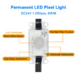 glmd209 dc24v rgbw permanent led pixel light, ip68 outdoor chasing light | gouly