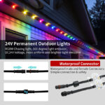 gouly glmd176 rgbw 24v smart rgbw permanent outdoor pixel lights