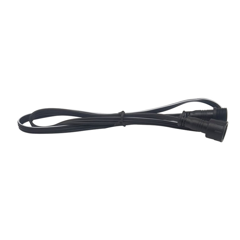 2ft 0.6m ip67 waterproof led extension cable with 3 pin connector | gouly