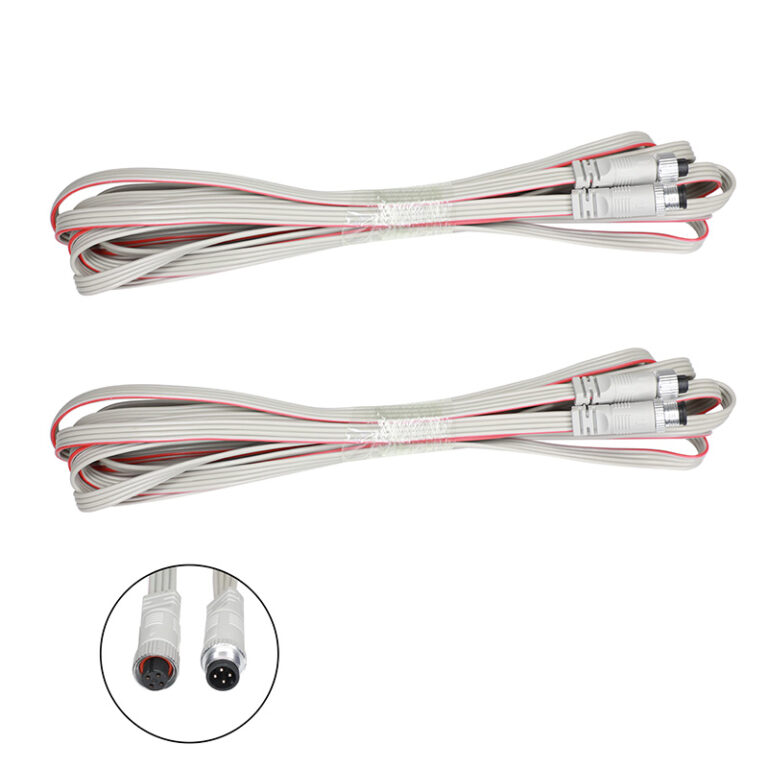4 wire ip68 waterproof extension cable, 3m/5m/10m 18awg copper wire | gouly