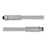 4 pin ip68 waterproof 48v extension cable connector, 18awg copper wire | gouly