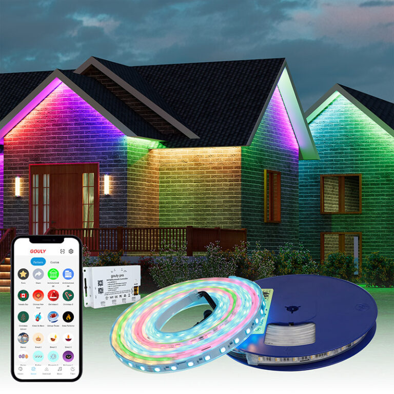 st5050rgbw 2904 48v rgbwic outdoor waterproof led strip light, 48v ip68 smart app control | gouly