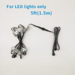 5ft 1.5m ip67 waterproof led extension cable with 3 pin connector | gouly