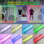 glmd162 rgb chasing 5050 smd led window module light, dc24v ip68 smart app control | gouly
