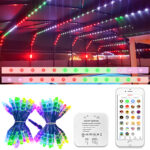 glmd175 ws2811 12v rgb pixel string light, ip68 full color outdoor light | gouly
