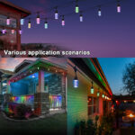 glmd181 t d 12v rgbw chasing string light, ip65 outdoor pendant | gouly