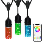 glmd181 t d 12v rgbw chasing string light, ip65 outdoor pendant | gouly