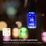 glmd181 t d 12v rgbw chasing string light, ip65 outdoor pendant | gouly