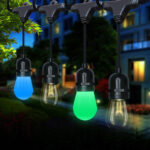 glmd181 t rgbw outdoor bulb string lights, ip67 app wireless control | gouly
