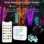glmd186 rgbw dc5v rgbw color chase smart string lights, ip44 app control | gouly