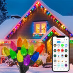 glmd193 36v black rgbwic permanent outdoor lights, ip68 smart app cloud control | gouly