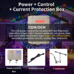 glmd193 36v black rgbwic permanent outdoor lights, ip68 smart app cloud control | gouly