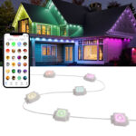 glmd193 36v rgbwic permanent outdoor lights kit, ip68 smart app control | gouly