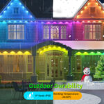 glmd193 36v rgbwic permanent outdoor lights kit, ip68 smart app control | gouly