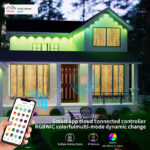 glmd193 36v rgbwic permanent outdoor lights kit, ip68 smart app control | gouly