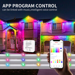 12v rgbw permanent outdoor lights ip68 app control eaves roofline pixel lights | gouly