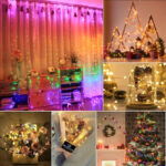glmd195 dc5v rgb smart curtain fairy lights, ip65 app control | gouly