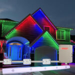 48v rgbwic permanent outdoor pixel lights ip68 app control roofline lighting | gouly