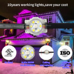 36v rgbwic permanent outdoor pixel lights ip68 smart app control roofline lighting | gouly