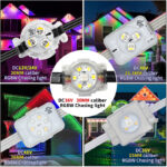 36v rgbwic permanent outdoor pixel lights ip68 smart app control roofline lighting | gouly