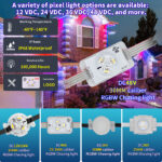gouly glmd202 smart rgbwic permanent outdoor pixel lights