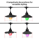 glmd203 t 36v rgbw outdoor patio string lights, ip65 app cloud control | gouly