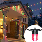 glmd208 24v rgbw smart led string lights, ip65 waterproof, replaceable bulbs | gouly