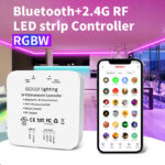 glmd901 dc12 48v wifi bluetooth rgbw led controller, 2.4g rf spi output | gouly