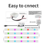 glmd901 dc12 48v wifi bluetooth rgbw led controller, 2.4g rf spi output | gouly
