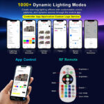 glmd904 1 ip65 wifi bluetooth led controller, 12 48v spi app & rf remote control | gouly
