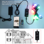 glmd904 1 ip65 wifi bluetooth led controller, 12 48v spi app & rf remote control | gouly