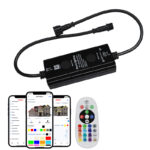 glmd904 1 ip65 wifi bluetooth led controller, 12 48v spi app & rf remote control | gouly