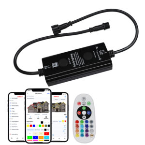 glmd904 1 ip65 wifi bluetooth led controller, 12 48v spi app & rf remote control | gouly