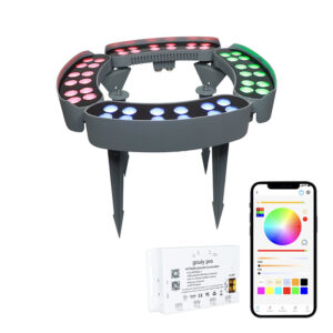 ht6w rgbw tree wrap light, 24v ip65 outdoor landscape ring light | gouly