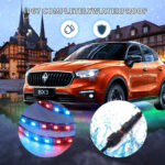 12v rgb/rgbw car underglow light strip kit, ip67 smart app control | gouly