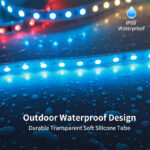 st5050rgbw 2904 48v rgbwic outdoor waterproof led strip light, 48v ip68 smart app control | gouly