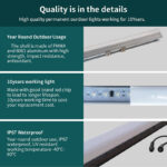 lin48 24v rgbw ucs2904b rgbw led line light, dc24v ip67 smart app control | gouly