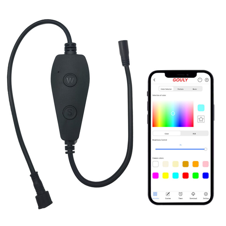 mini wifi bluetooth 2.4g rf led controller, 12 48v smart app control | gouly