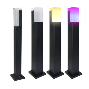 pl12w rgbw led path light, 24v ip65 outdoor bollard landscape light | gouly
