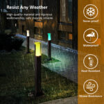 pl12w rgbw led path light, 24v ip65 outdoor bollard landscape light | gouly