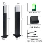 pl12w rgbw led path light, 24v ip65 outdoor bollard landscape light | gouly