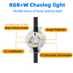 gouly glmd176 rgbw 24v smart rgbw permanent outdoor pixel lights
